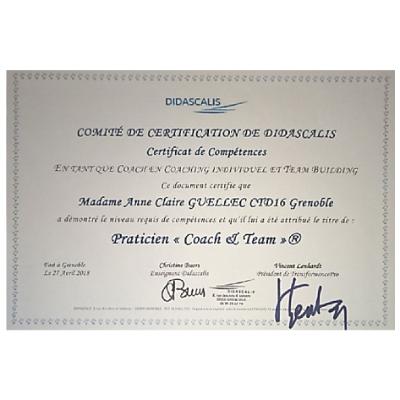 Coache certifiée